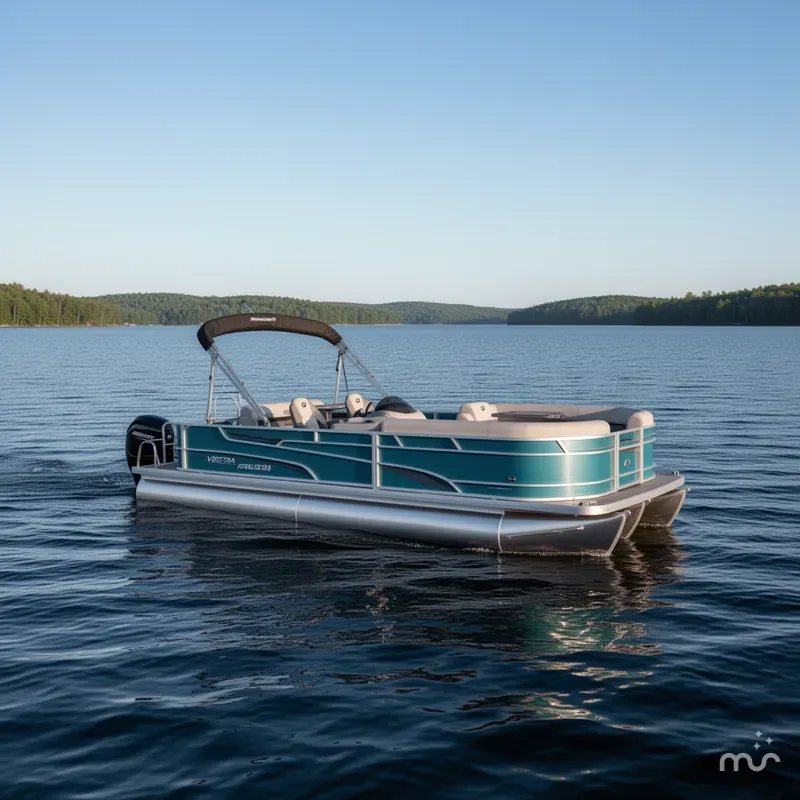 Slide: The Image of Princecraft Vectra 23 RL SS Swingback Pontoon & Mercury 4-Stro 2025 - 2