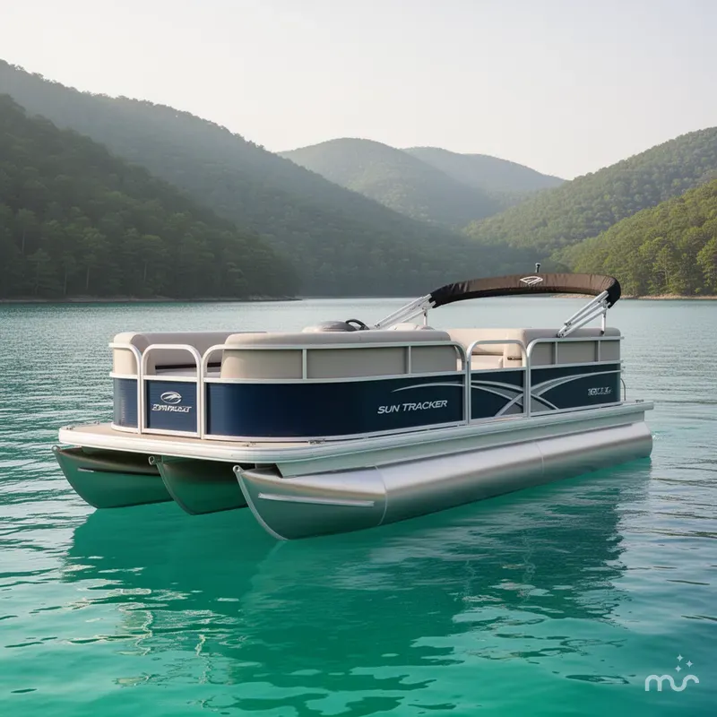 The Image of Sun Tracker Party Barge 16 DLX 2025 - 0