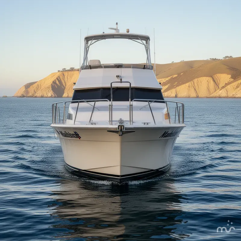 Slide: The Image of Mainship Mediterranean Convertible 1988 - 0