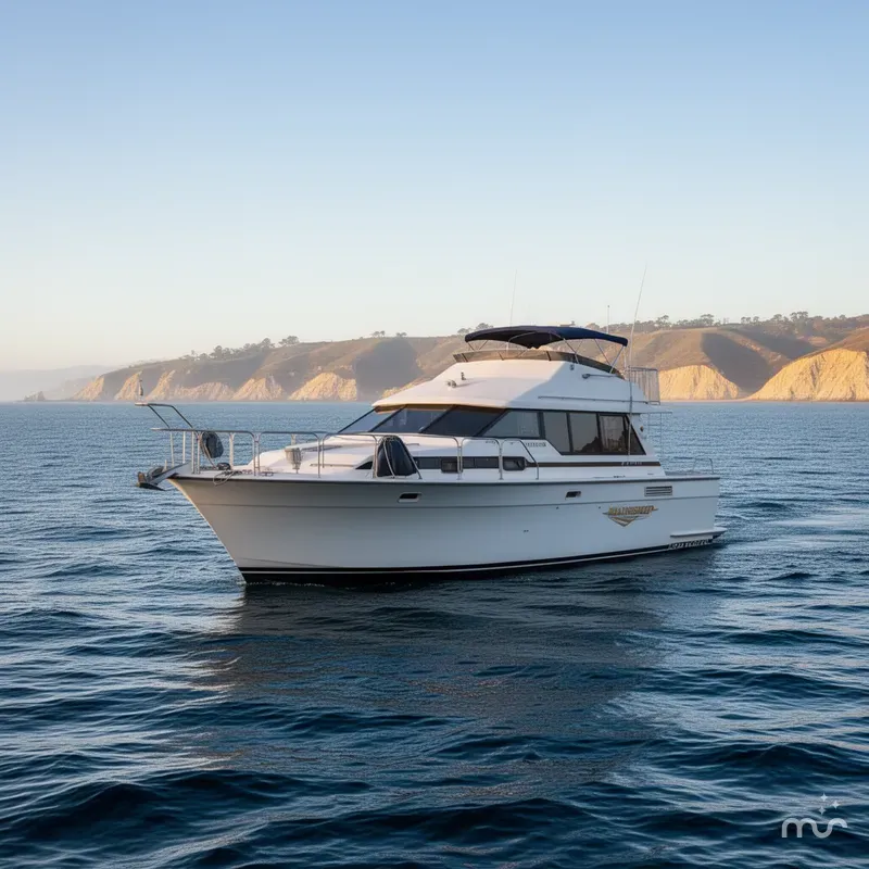 Slide: The Image of Mainship Mediterranean Convertible 1988 - 2