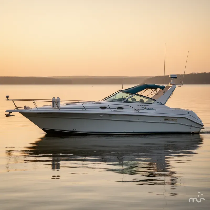 Slide: The Image of Sea Ray 330 Sundancer 1993 - 1