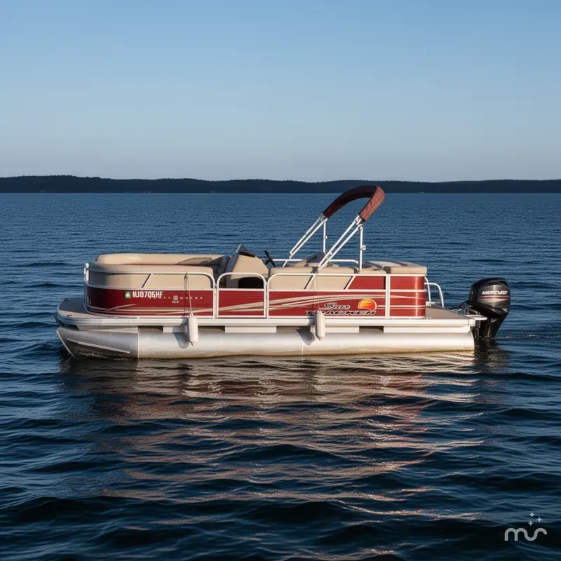 Slide: The Image of Sun Tracker Party Barge 20 DLX 2013 - 2