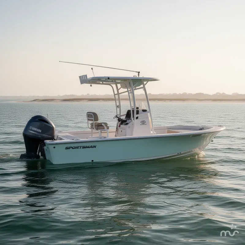 Slide: The Image of Sportsman Masters 227 Bay Boat 2019 - 0