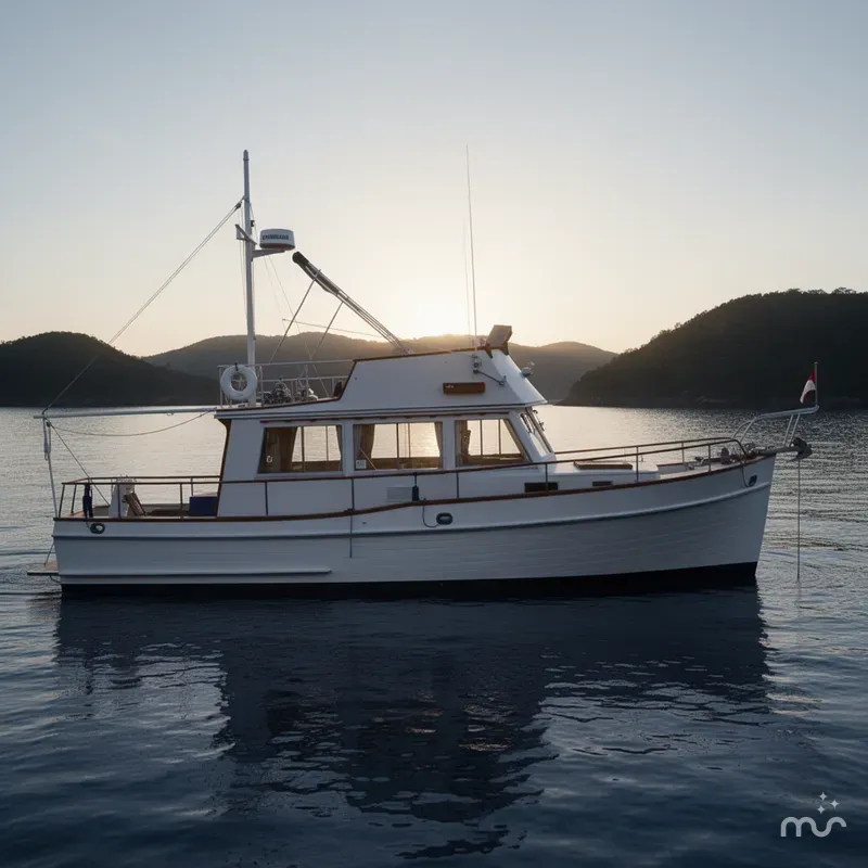 Slide: The Image of Grand Banks 32 Sedan 1978 - 0