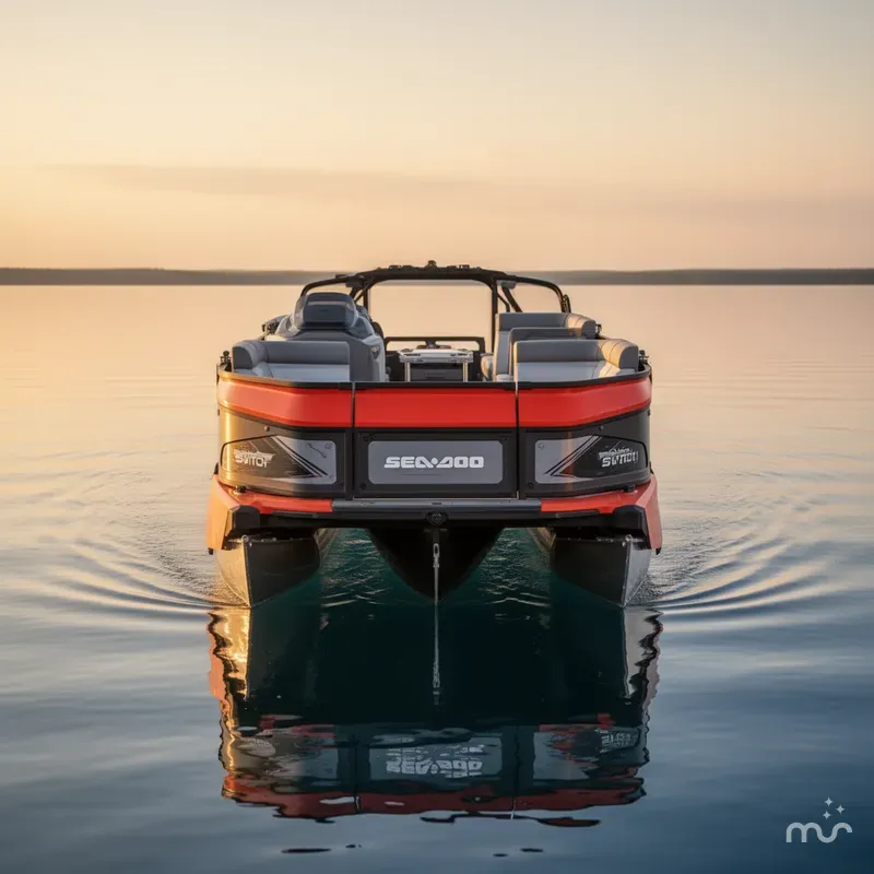Slide: The Image of Sea-Doo Switch® 19 - 170 Hp Galvanized 2024 - 1