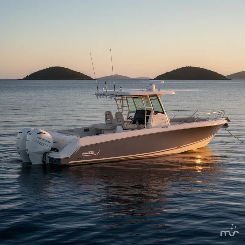 Slide: The Image of Boston Whaler 330 Outrage 2017 - 2