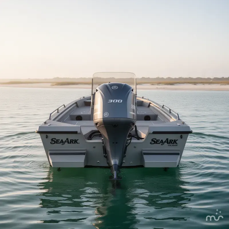Slide: The Image of SeaArk 26 Pro Guide With 300 Yamaha 2025 - 2