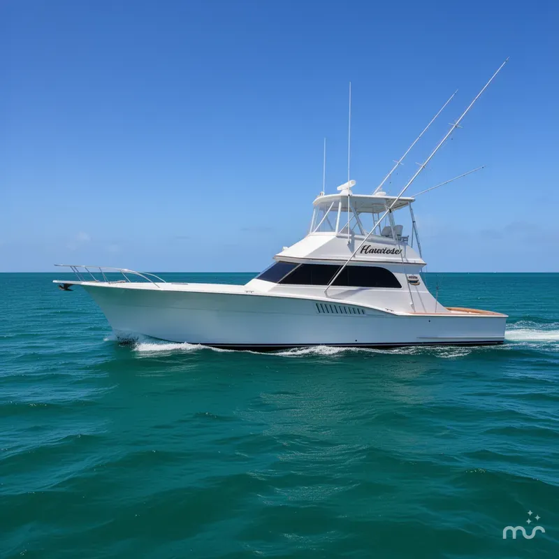 Slide: The Image of Hatteras 46 Convertible 1982 - 1