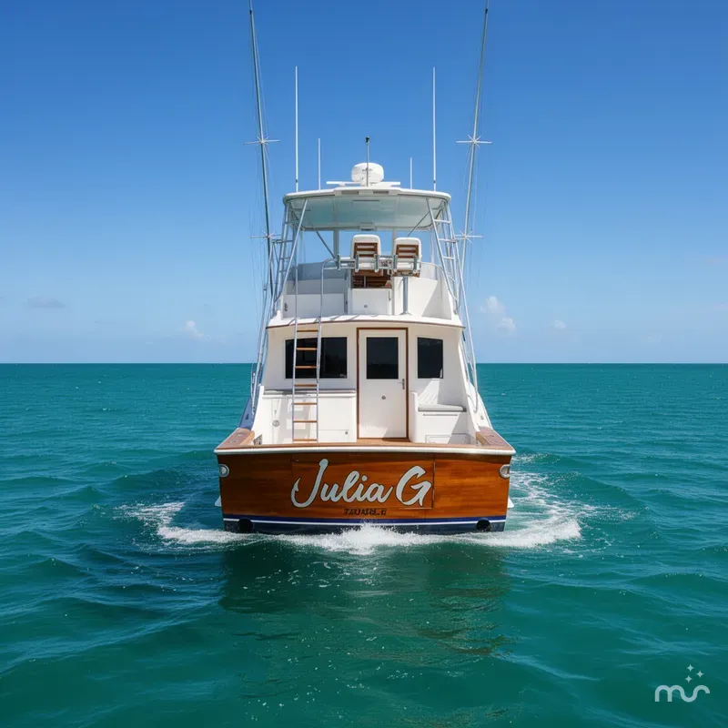 Slide: The Image of Hatteras 46 Convertible 1982 - 2