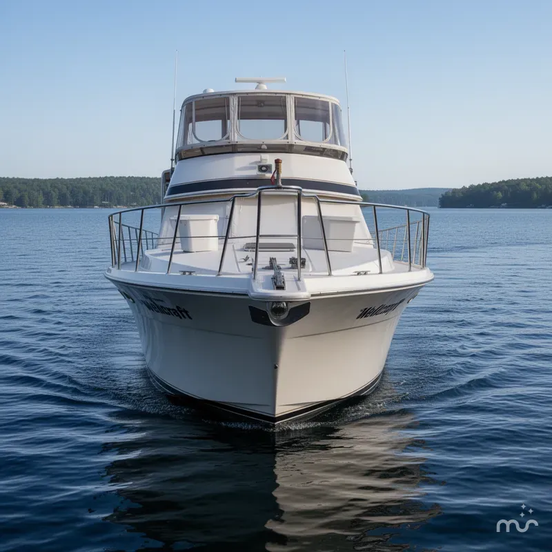 Slide: The Image of Wellcraft 48 Cockpit Motor Yacht 1990 - 1