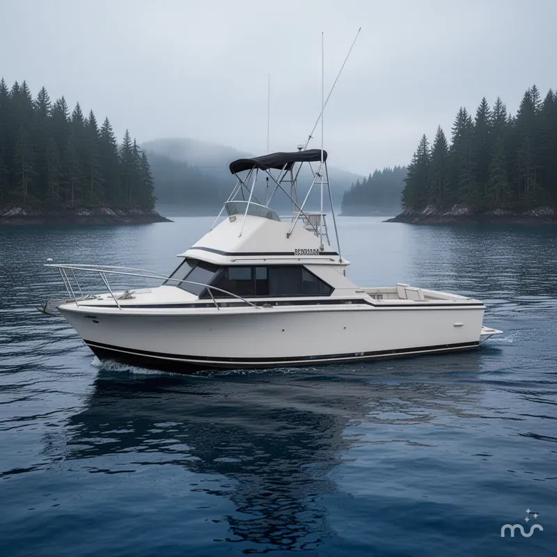 Slide: The Image of Bertram 28 SPORT FISH FLYBRIDGE 1987 - 2
