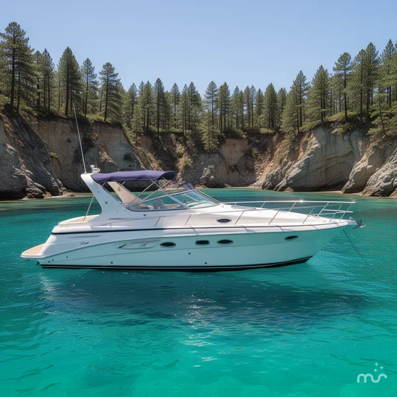 Slide: The Image of Chris-Craft 328 Express Cruiser 2000 - 2