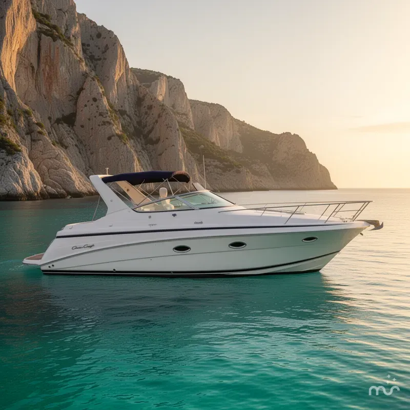 Slide: The Image of Chris-Craft 328 Express Cruiser 2000 - 2