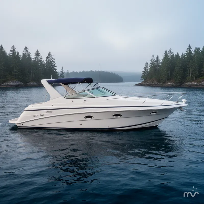 Slide: The Image of Chris-Craft 328 Express Cruiser 2000 - 2