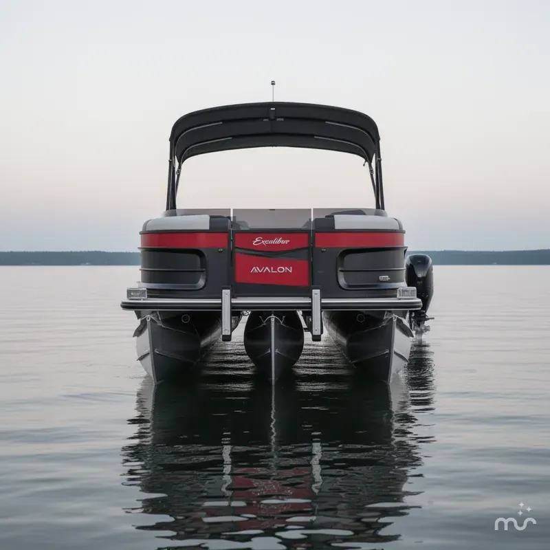 Slide: The Image of Avalon Excalibur LTD 25' Quad Lounge Windshield - Triple 2025 - 3