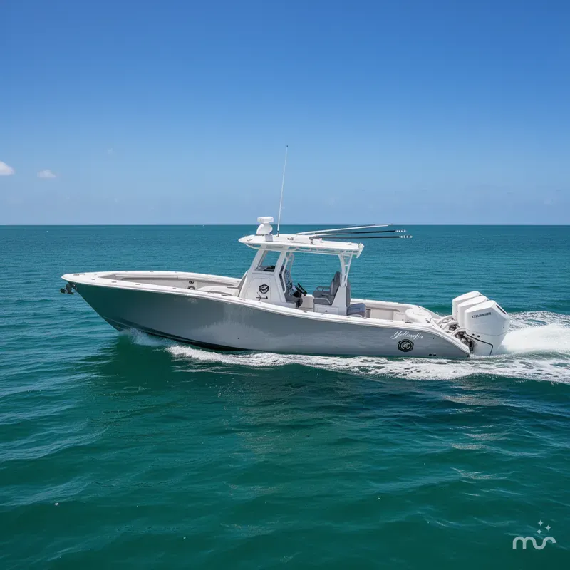 Slide: The Image of Yellowfin 36 Offshore 2025 - 2