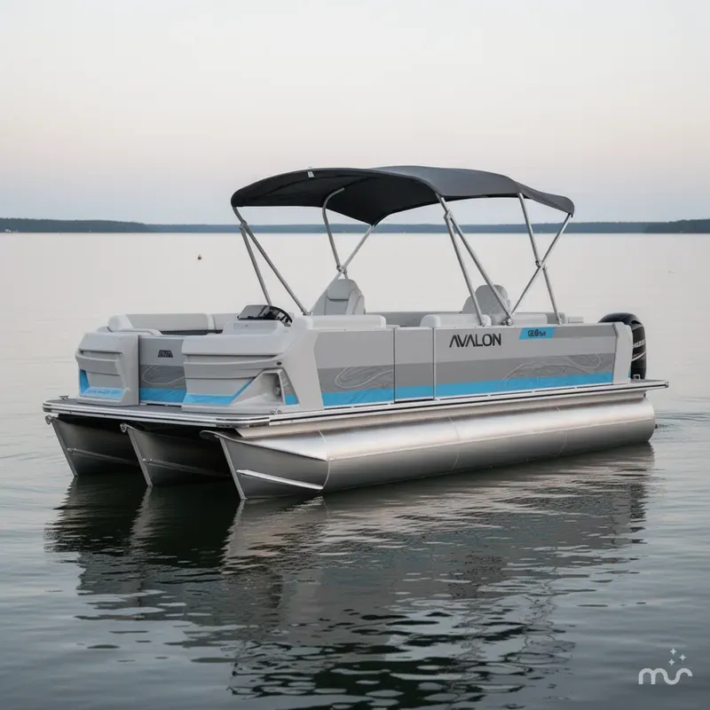 Slide: The Image of Avalon Geofish 23' Rear Fish - Triple Toon - IN STOCK 2025 - 0