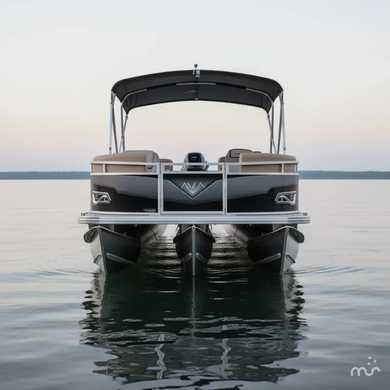 Slide: The Image of Avalon Venture 85 23' Versatile Rear Bench - Triple Toon 2025 - 3
