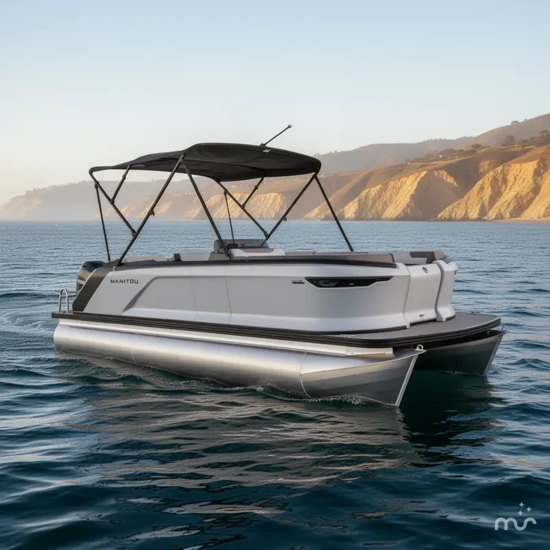 Slide: The Image of Manitou Cruise 22 Bench Twin Tube 2025 - 1