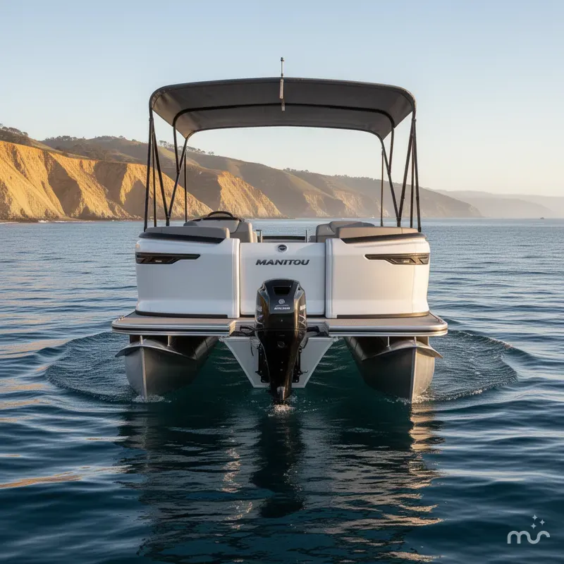 Slide: The Image of Manitou Cruise 22 Bench Twin Tube 2025 - 2