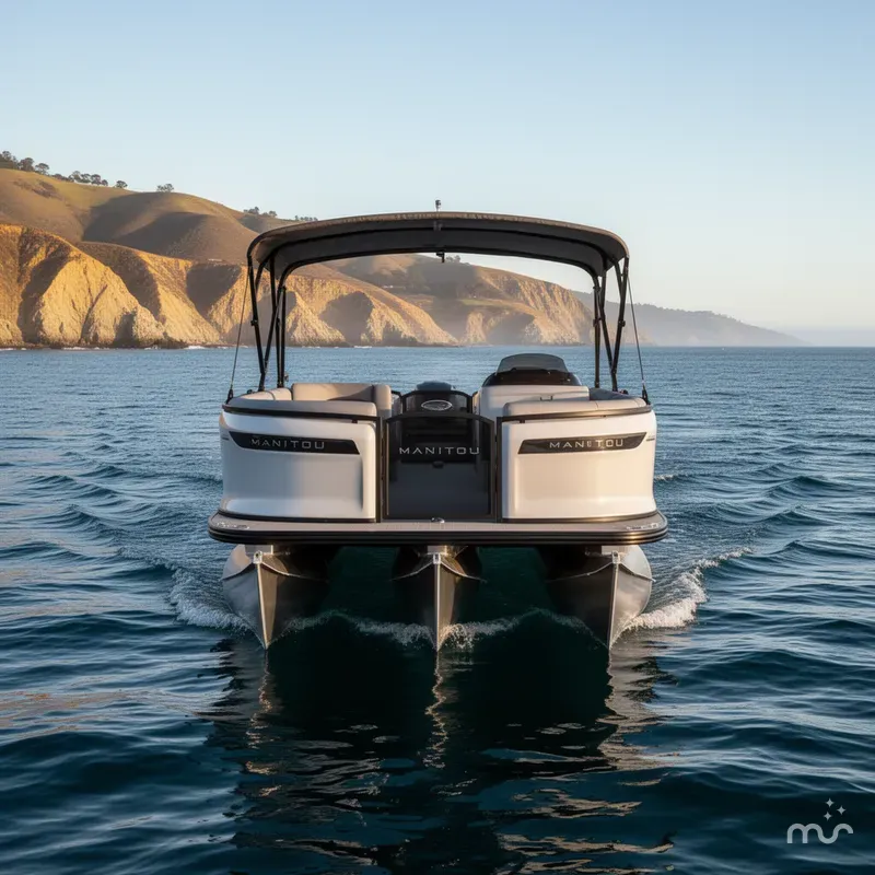 Slide: The Image of Manitou Cruise 22 Bench Twin Tube 2025 - 3