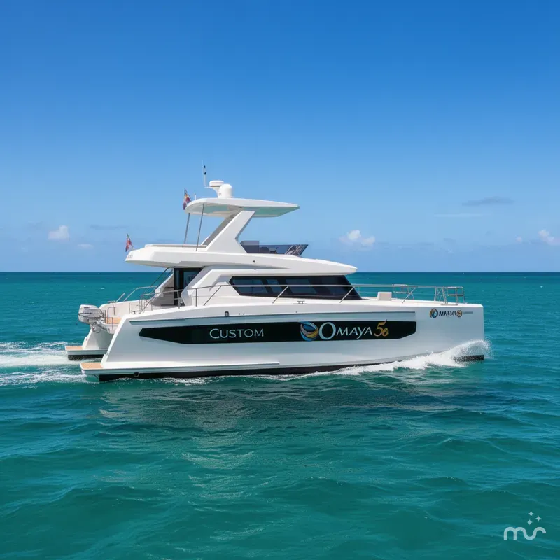 Slide: The Image of Custom Omaya 50 Power Catamaran 2025 - 0