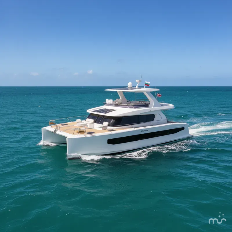 Slide: The Image of Custom Omaya 50 Power Catamaran 2025 - 4