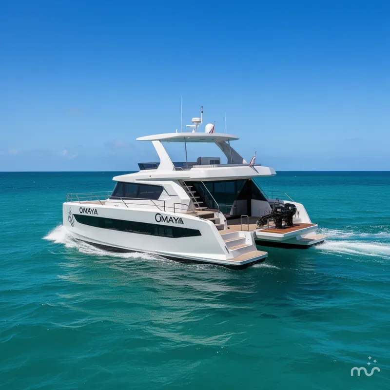 Slide: The Image of Custom Omaya 50 Power Catamaran 2025 - 0