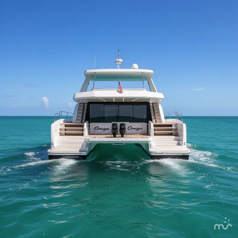 Slide: The Image of Custom Omaya 50 Power Catamaran 2025 - 3