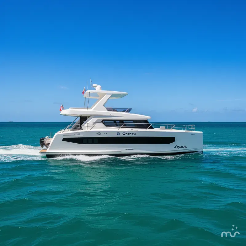 Slide: The Image of Custom Omaya 50 Power Catamaran 2025 - 4