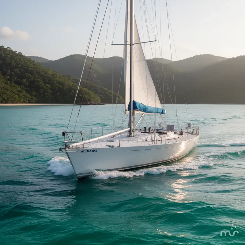 The Image of Nelson Marek IOR 50 Racing Sailboat 1990 - 0