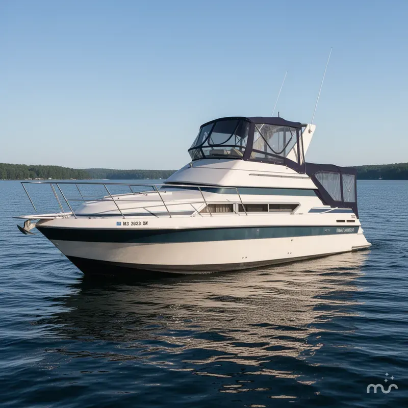 Slide: The Image of Carver Yachts 30 Santego 1989 - 1