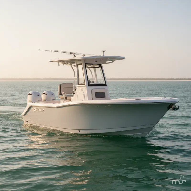 Slide: The Image of Tidewater 232 CC Adventure WITH SEAKEEPER RIDE 2025 - 1