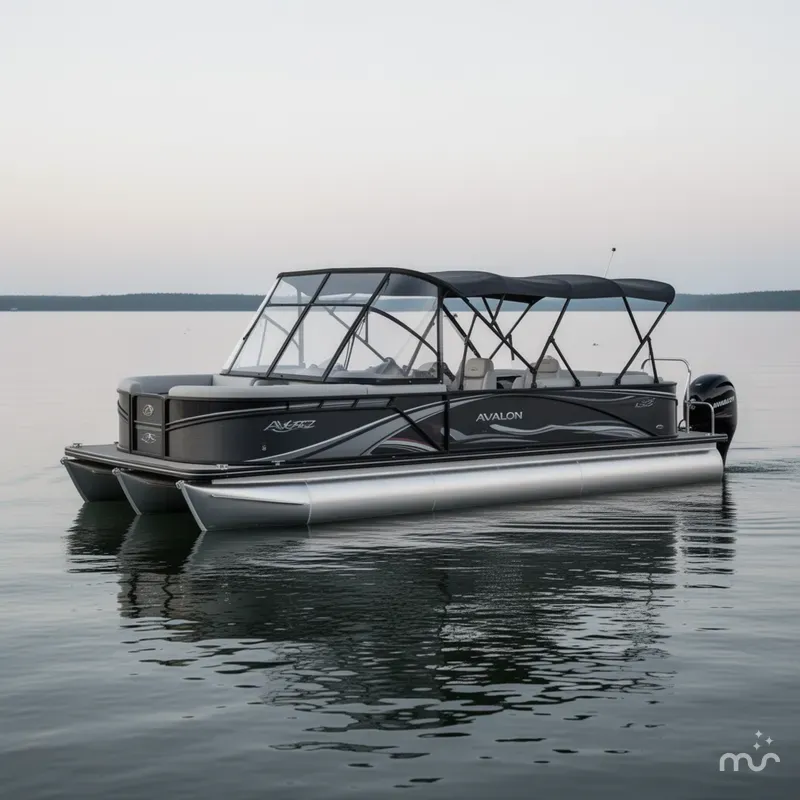 Slide: The Image of Avalon LSZ 23' Elite Windshield - Triple Toon - IN STOCK 2025 - 0