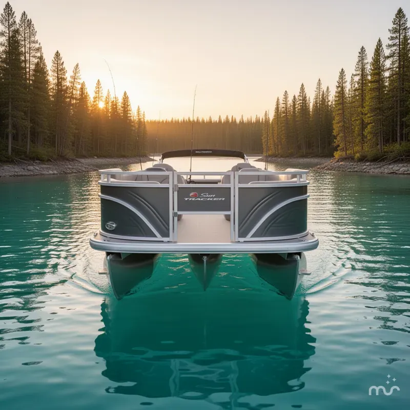 Slide: The Image of Sun Tracker Fishin' Barge 20 DLX 2024 - 1