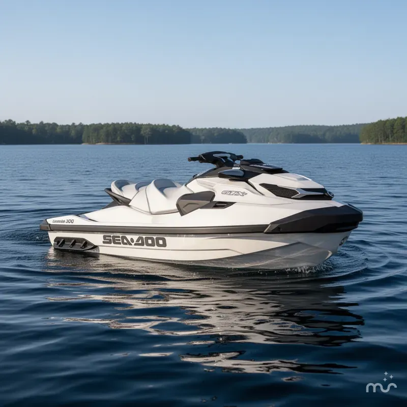 Slide: The Image of Sea-Doo GTX™ Limited 300 White Pearl Premium 2024 - 0