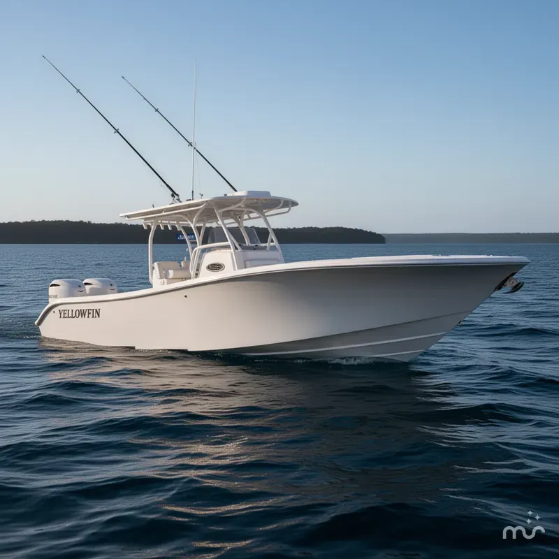 Slide: The Image of Yellowfin 32 Offshore 2025 - 0
