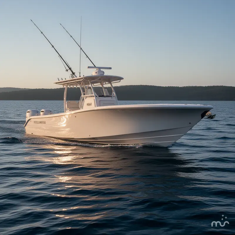 Slide: The Image of Yellowfin 32 Offshore 2025 - 2