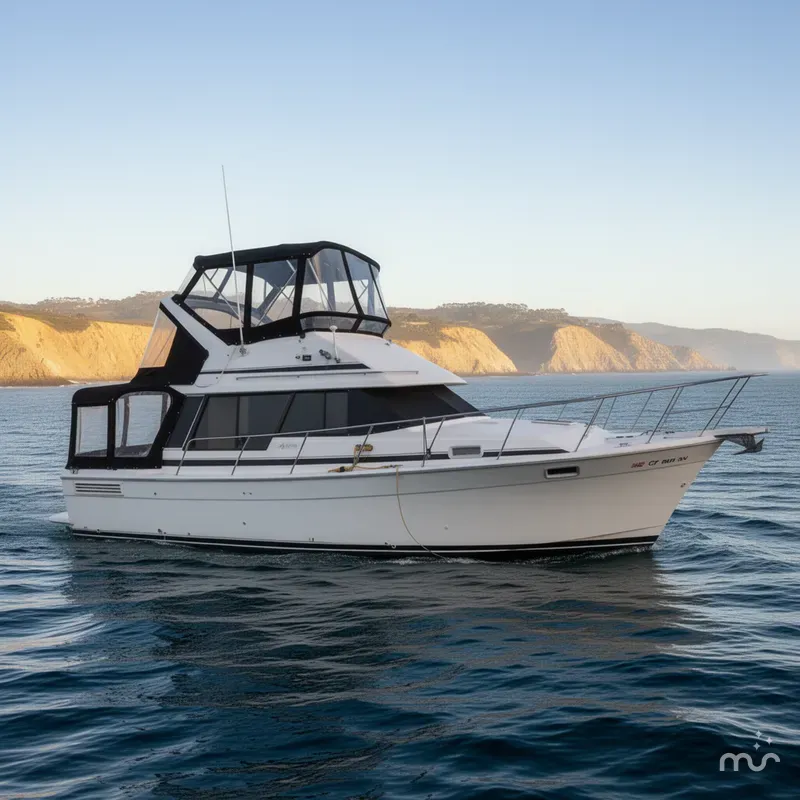 Slide: The Image of Bayliner 3288 Motoryacht 1989 - 0