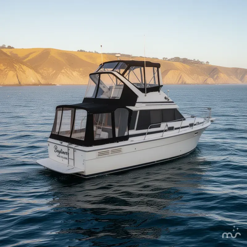 Slide: The Image of Bayliner 3288 Motoryacht 1989 - 1