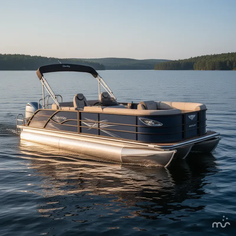 Slide: The Image of Bentley Pontoons Legacy 220 Swingback & Honda 4-Stroke EFI 2025 - 0