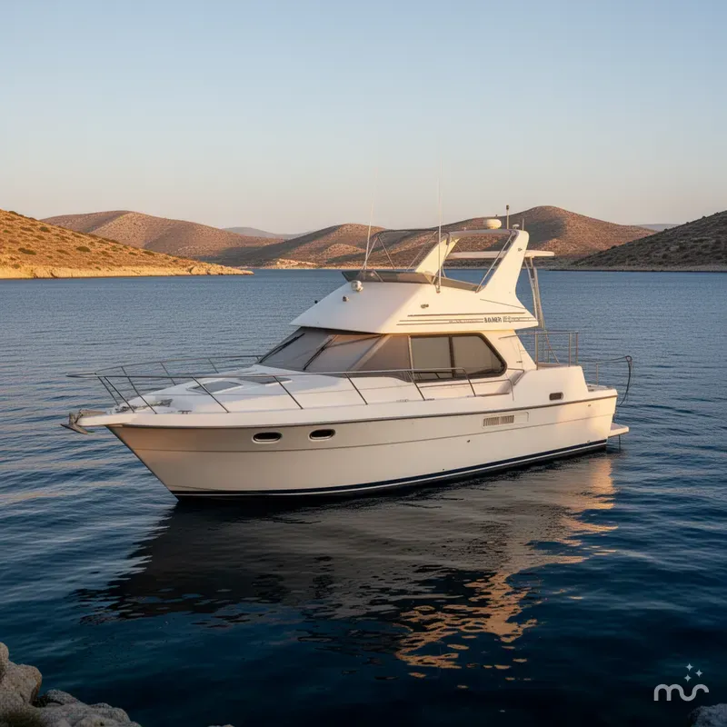 Slide: The Image of Bayliner 4087 Aft Cabin Motoryacht 2000 - 1