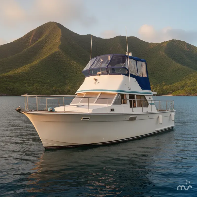 The Image of Tollycraft 40 Tri-Cabin Motor Yacht 1974 - 0