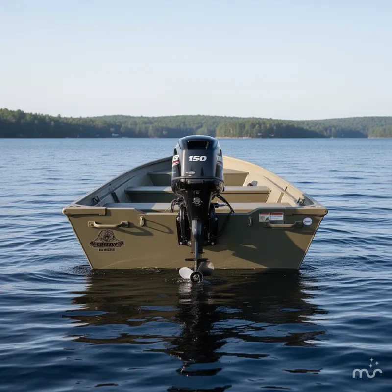 Slide: The Image of Tracker Grizzly 1036 Utility 2025 - 2