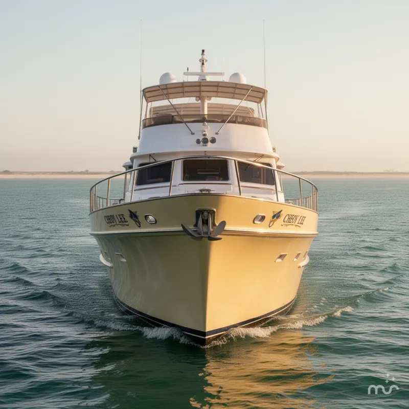 Slide: The Image of Cheoy Lee 66 Long Range Motor Yacht 1986 - 2
