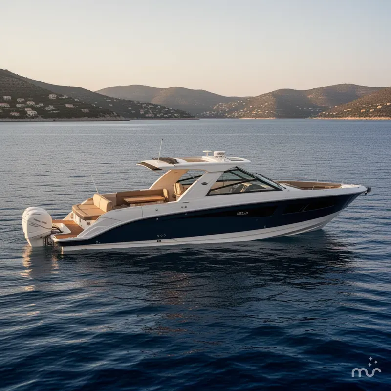 Slide: The Image of Sea Ray SLX 400 Outboard 2021 - 2