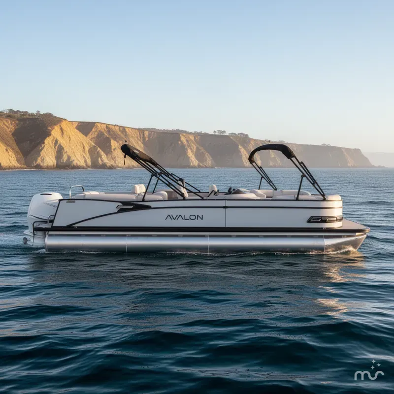 Slide: The Image of Avalon 25' Catalina Platinum Entertainer w/ 250HP Mercury Verado! 2025 - 0