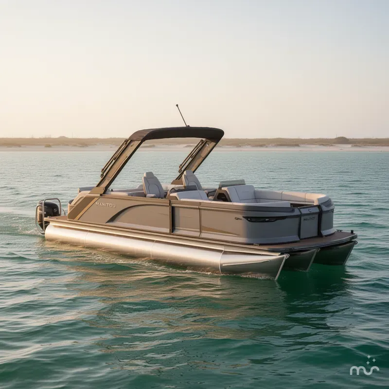 Slide: The Image of Manitou Explore 24 MAX Navigator Dual Engine 2025 - 0
