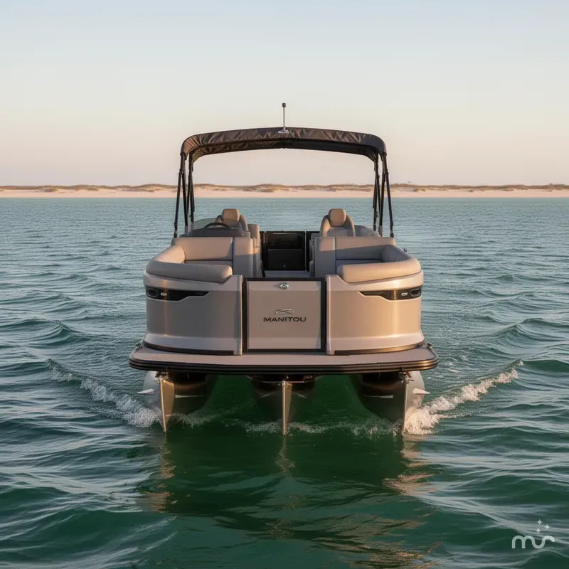 Slide: The Image of Manitou Explore 24 MAX Navigator Dual Engine 2025 - 3