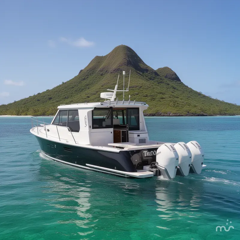 Slide: The Image of True North 39 Outboard Express 2025 - 3